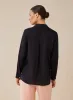 Linen Pocket Button Down - Black sold by Bella Dahl