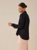 Linen Pocket Button Down - Black sold by Bella Dahl
