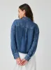 Oversized Cropped Shacket - Horizon Wash sold by Bella Dahl