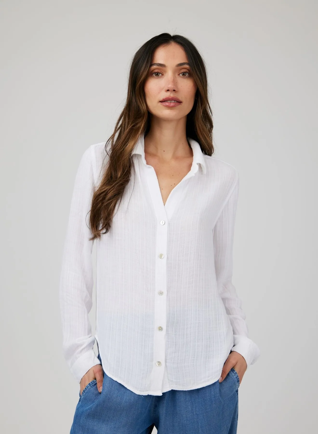 Classic Button Down - White sold by Bella Dahl