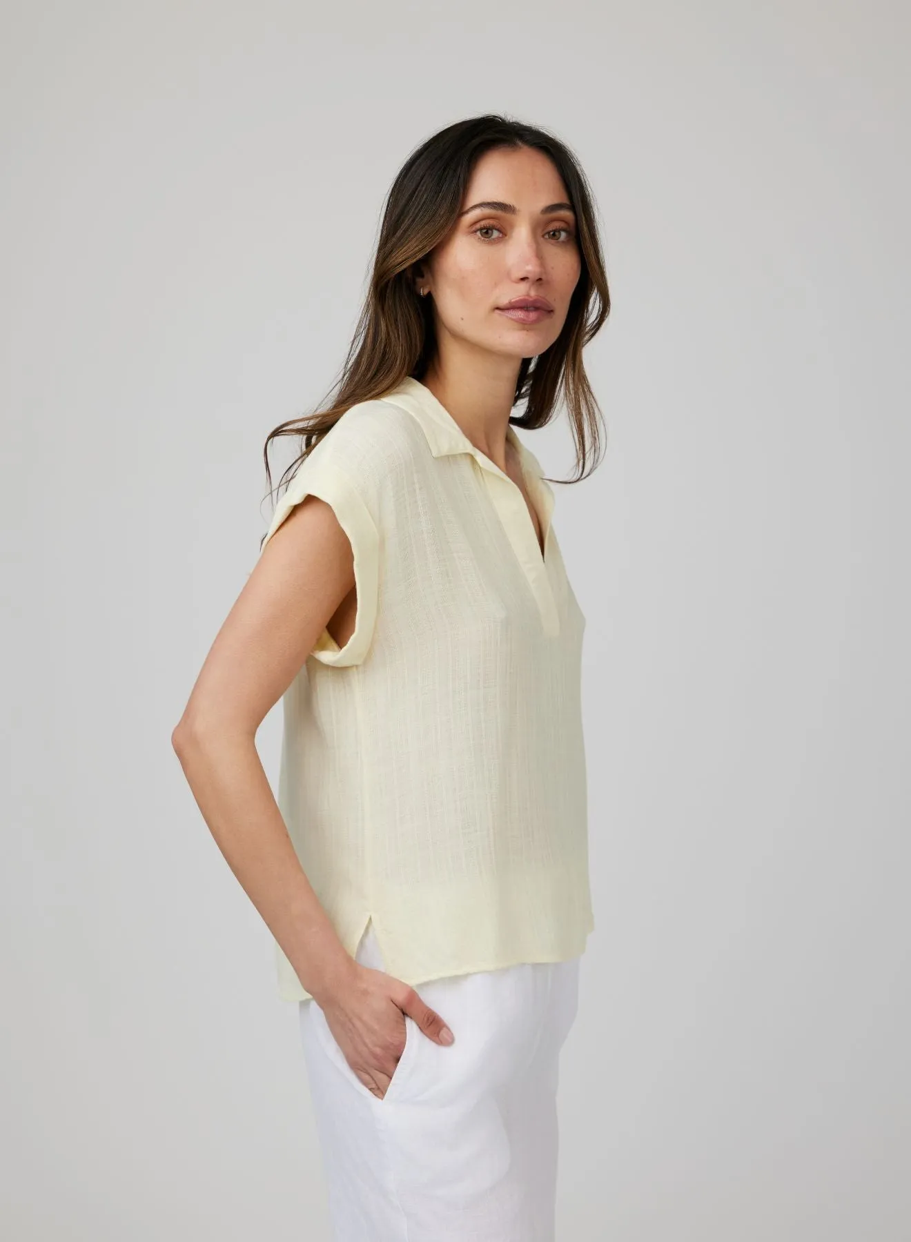 Cap Sleeve Pullover - Island Glow sold by Bella Dahl product image thumbnail 3