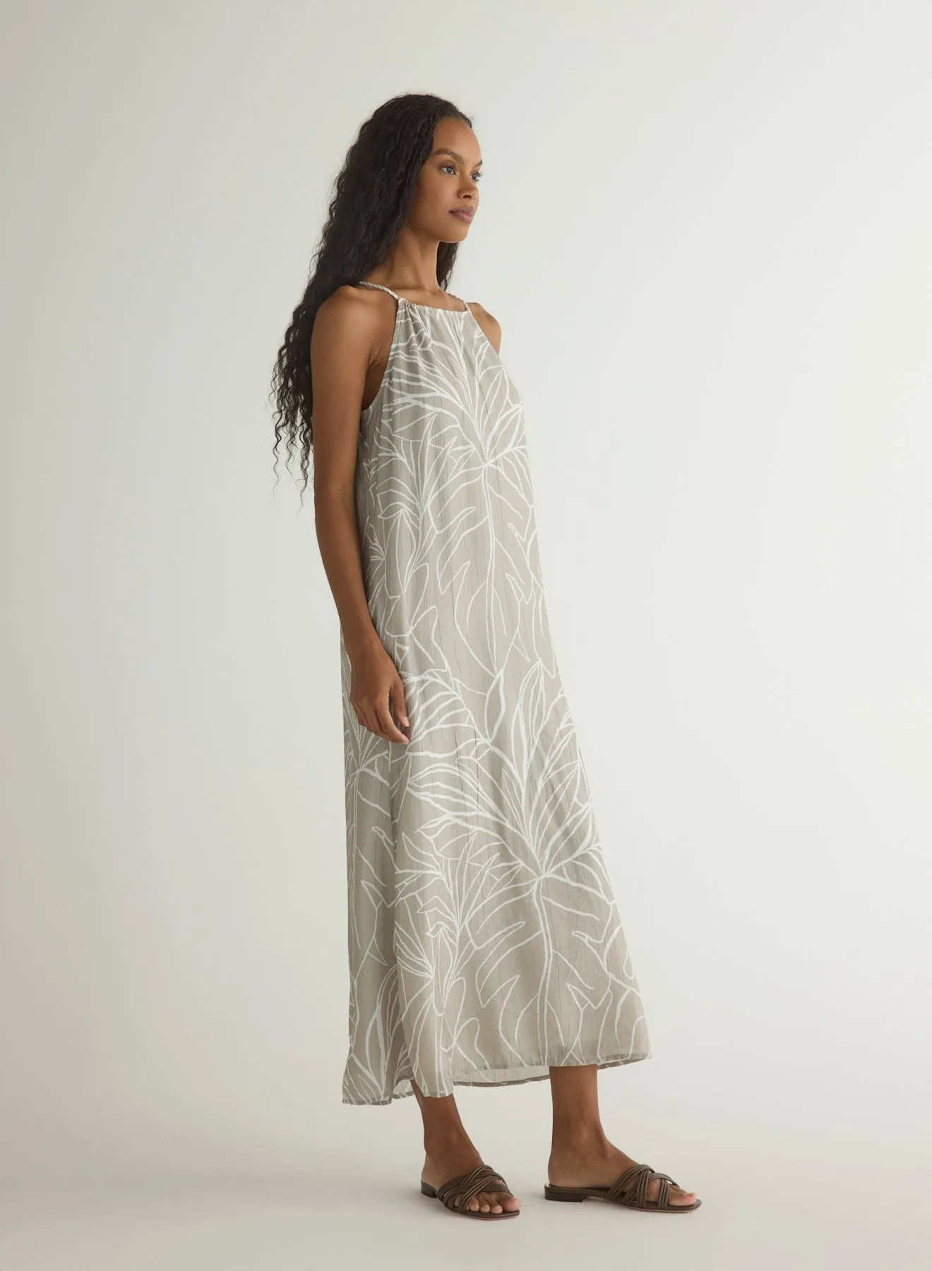 Maxi Halter Dress - Tropical Print sold by Bella Dahl product image thumbnail 3