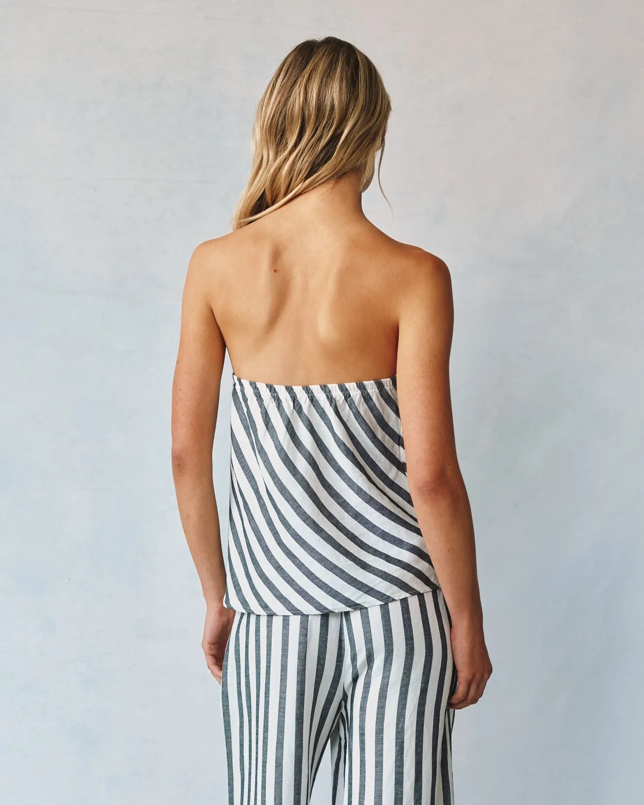 Bias Strapless Top - Saint Tropez Stripe sold by Bella Dahl product image thumbnail 4