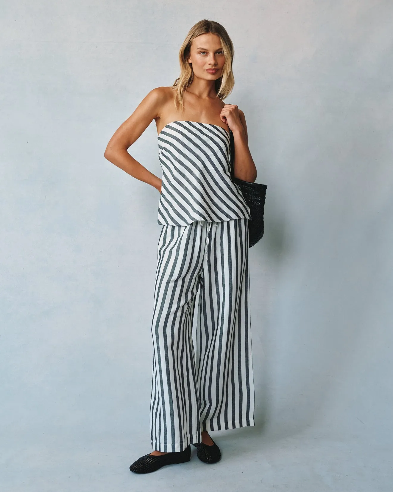 Bias Strapless Top - Saint Tropez Stripe sold by Bella Dahl product image thumbnail 2