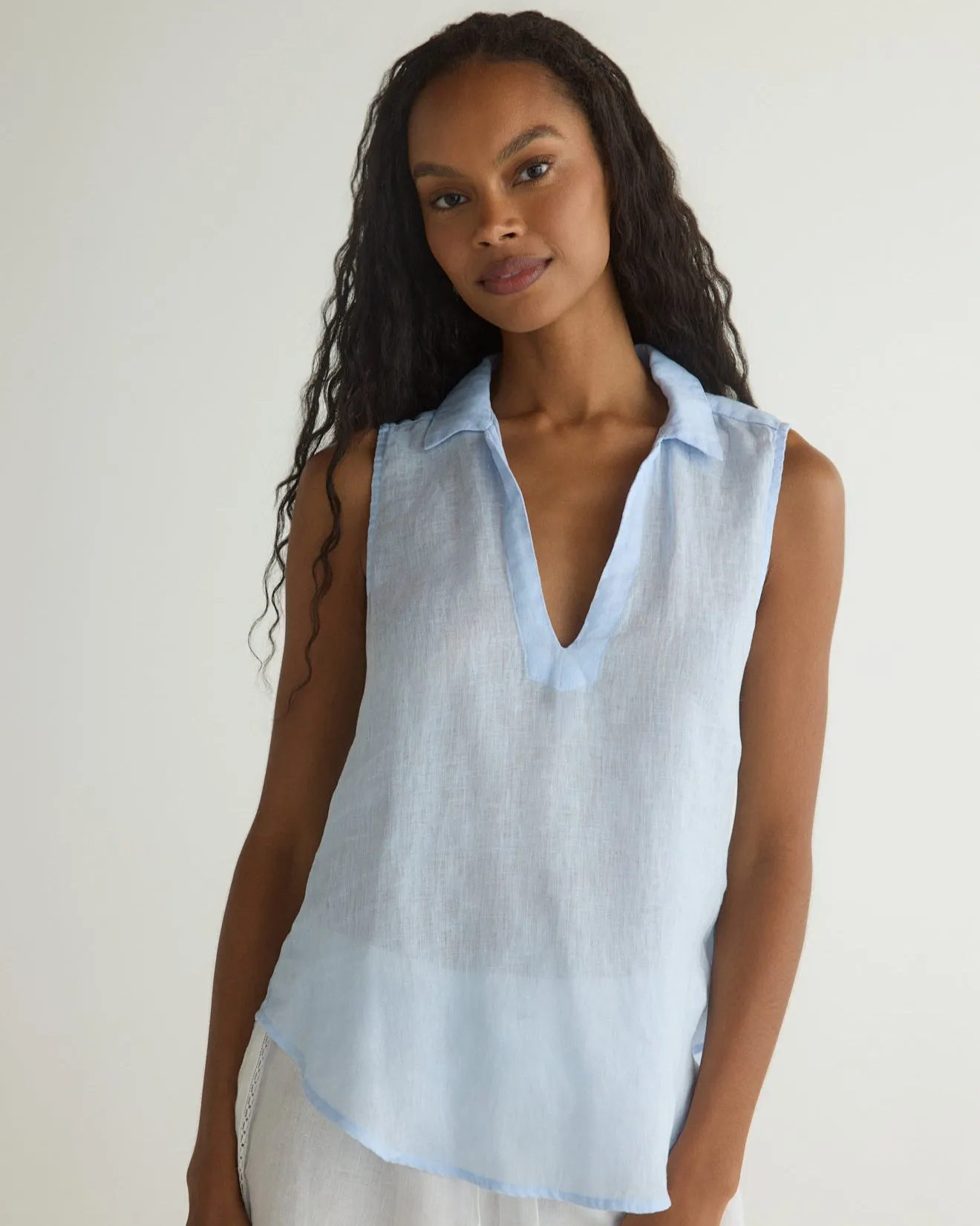 Sleeveless Pullover - Blue Periwinkle sold by Bella Dahl