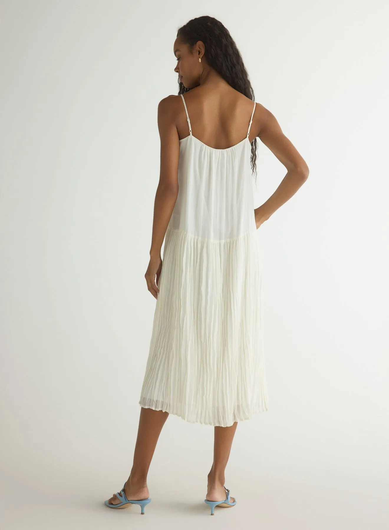 Drop Waist Midi Dress - French Ivory sold by Bella Dahl product image thumbnail 4