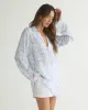 Tie Front Tunic - Waves Floral Print sold by Bella Dahl