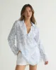 Tie Front Tunic - Waves Floral Print sold by Bella Dahl
