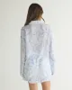 Tie Front Tunic - Waves Floral Print sold by Bella Dahl