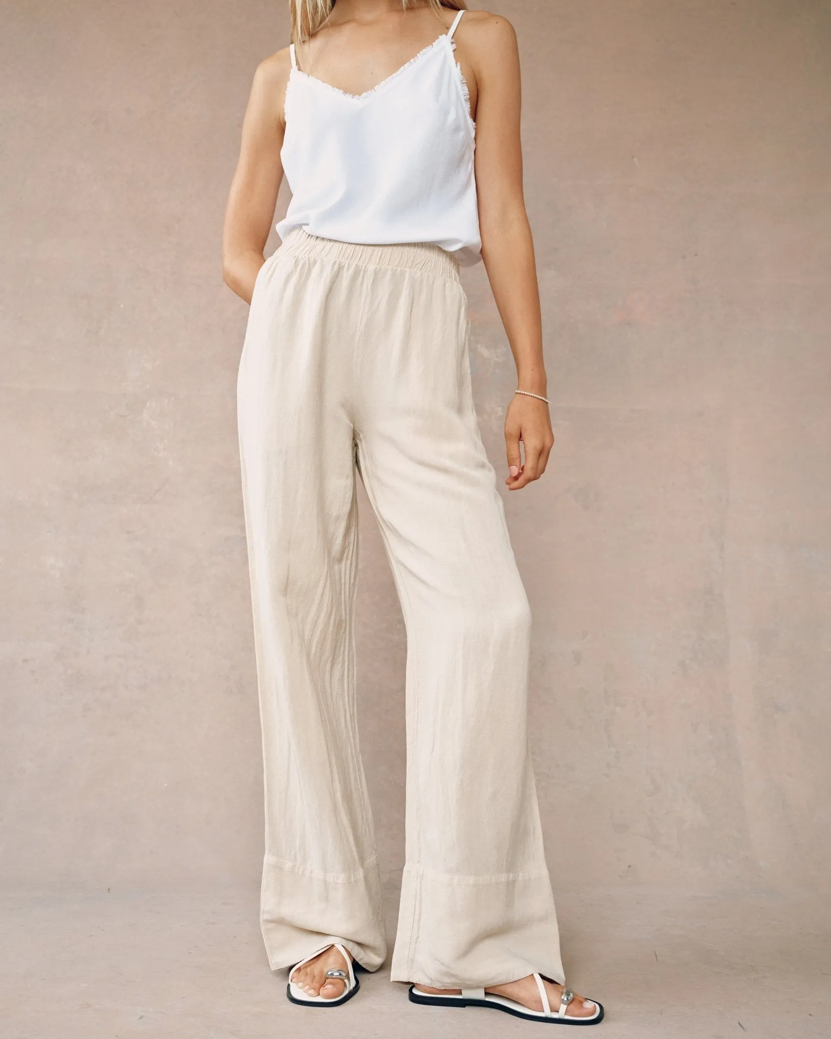 Wide Leg Pant- Moroccan Sand sold by Bella Dahl product image thumbnail 2