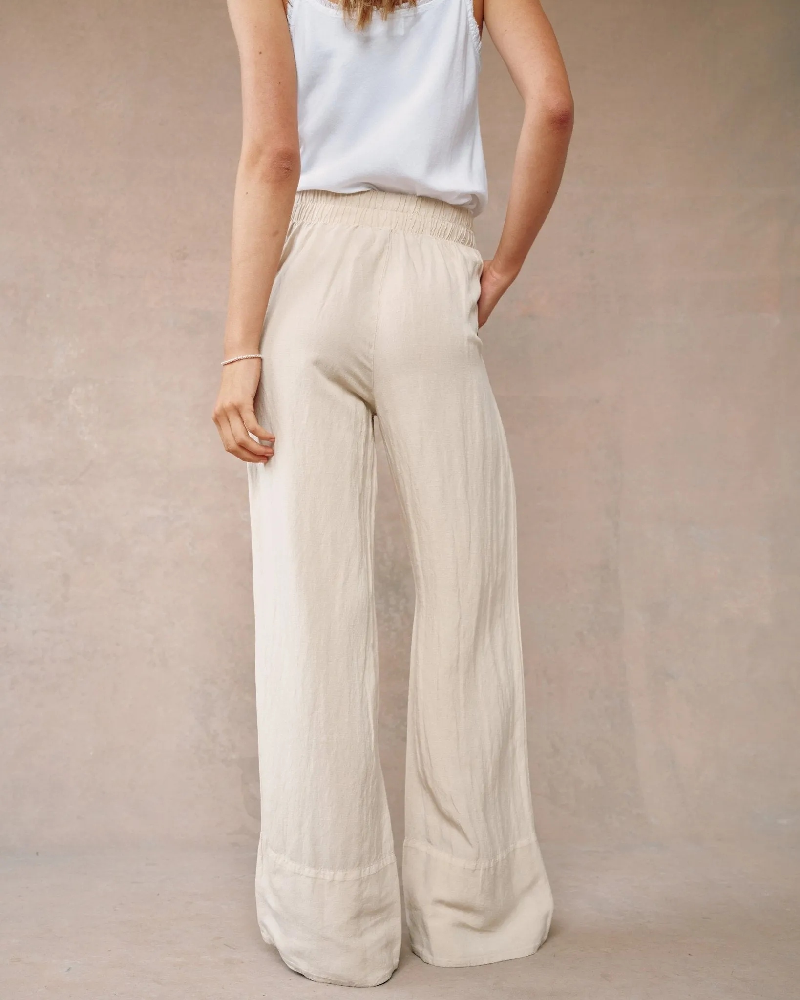 Wide Leg Pant- Moroccan Sand sold by Bella Dahl product image thumbnail 5