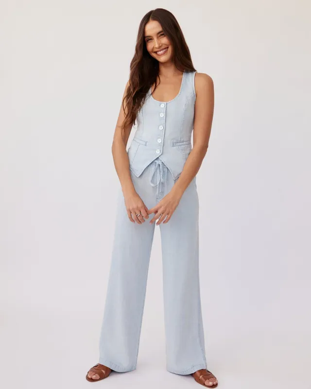 Drawstring Pant - Oasis Spray Wash sold by Bella Dahl