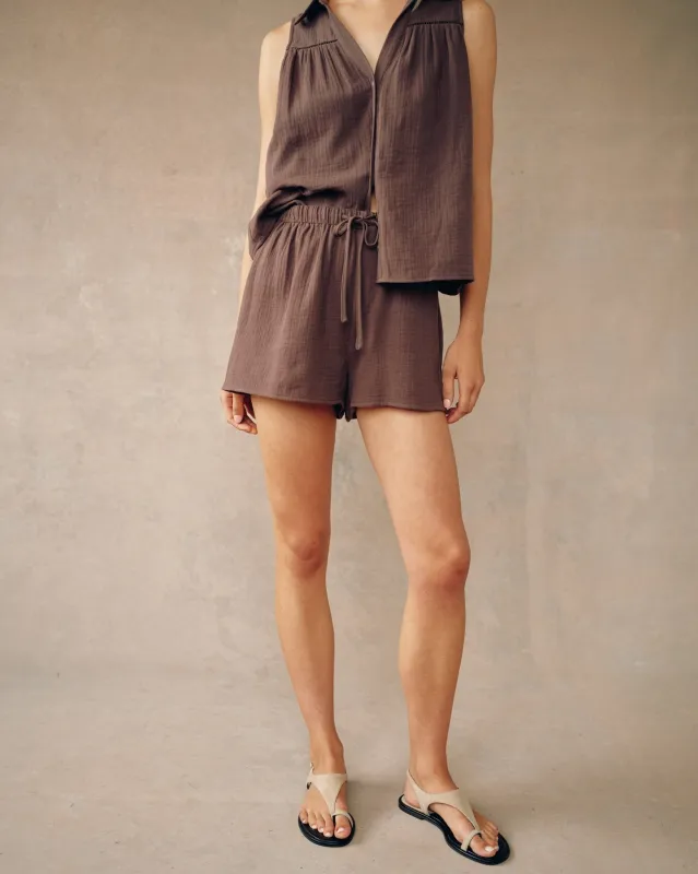 Easy Short - Marrakech Brown sold by Bella Dahl