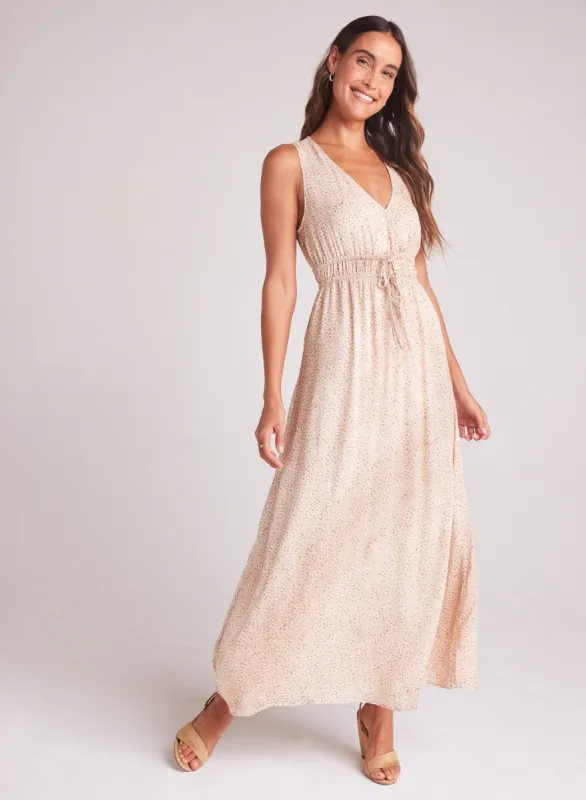 V-Neck  Midi Dress - Salvador Sand Print sold by Bella Dahl