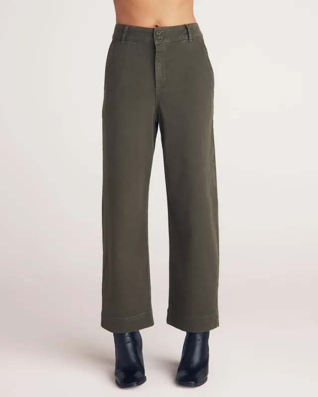 Saige Wide Leg Crop - Forest Army sold by Bella Dahl