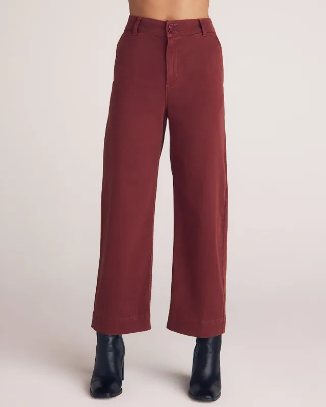 Saige Wide Leg Crop - Harvest Red sold by Bella Dahl