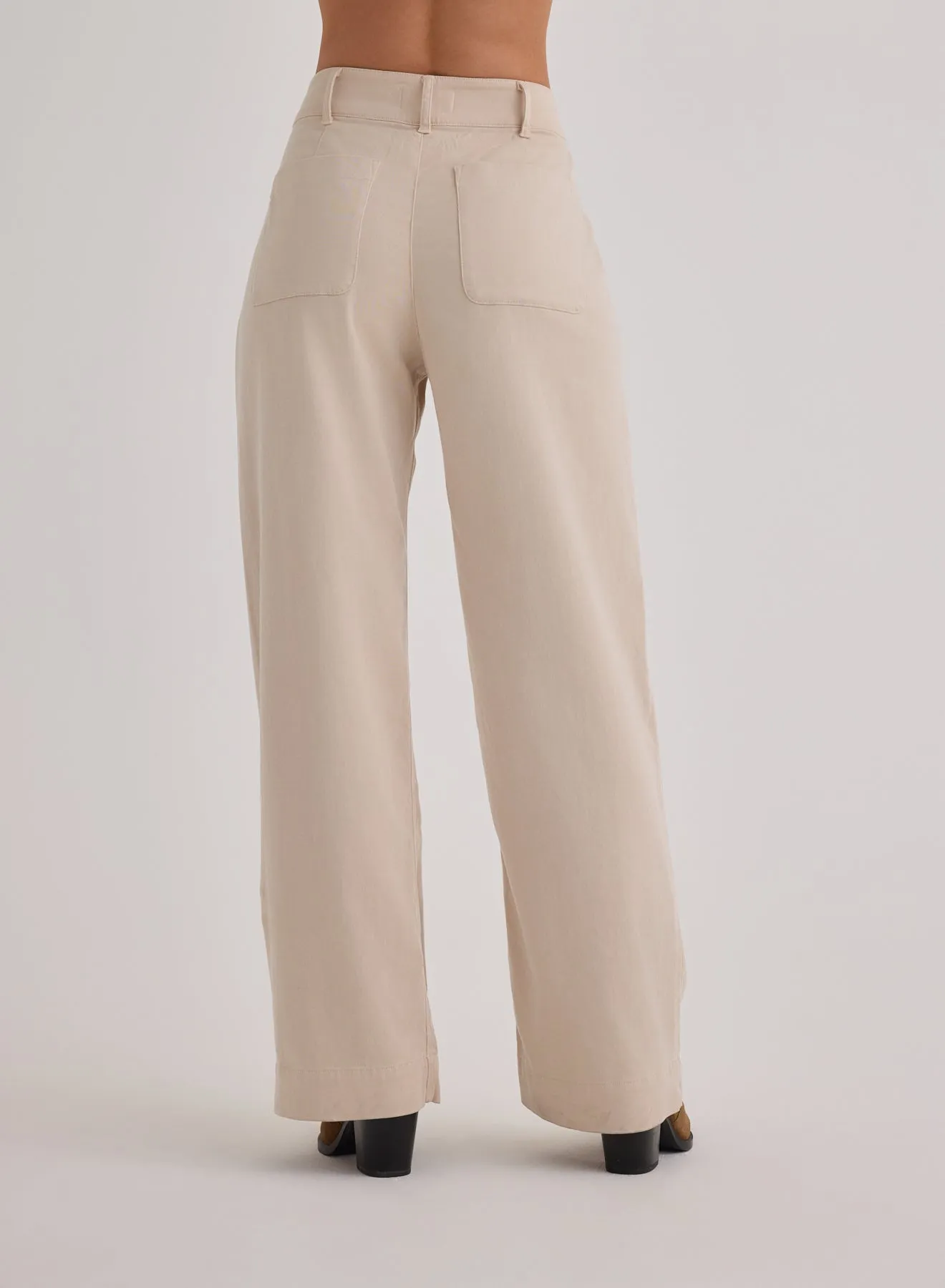 Sydney Wide Leg Pant - Moon Stone sold by Bella Dahl product image thumbnail 3