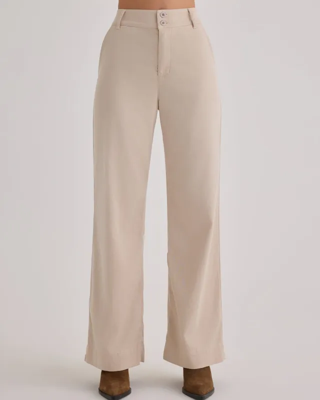 Sydney Wide Leg Pant - Moon Stone sold by Bella Dahl