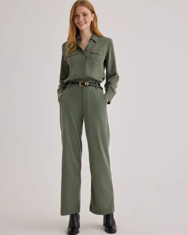 Sydney Wide Leg Pant - Fernwood sold by Bella Dahl