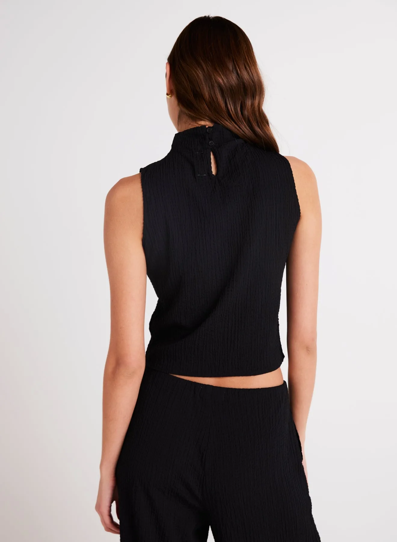 Mock Neck Top - Black sold by Bella Dahl product image thumbnail 2