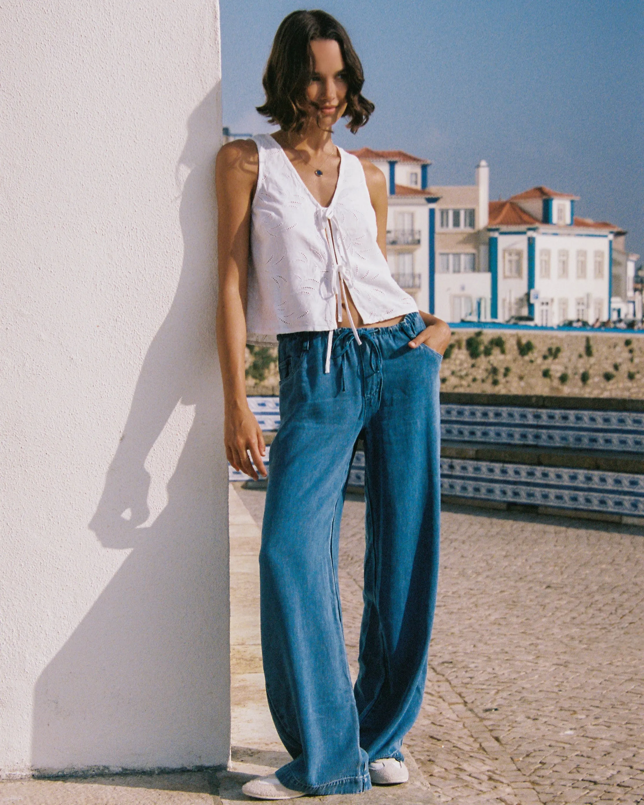 Drawstring Jean - Medium Vintage Wash sold by Bella Dahl product image thumbnail 3