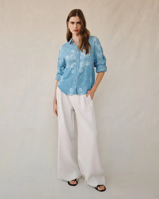 Boyfriend Button Down- Bandana Wash sold by Bella Dahl