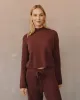 Mock Neck Sweater - Red Oak sold by Bella Dahl