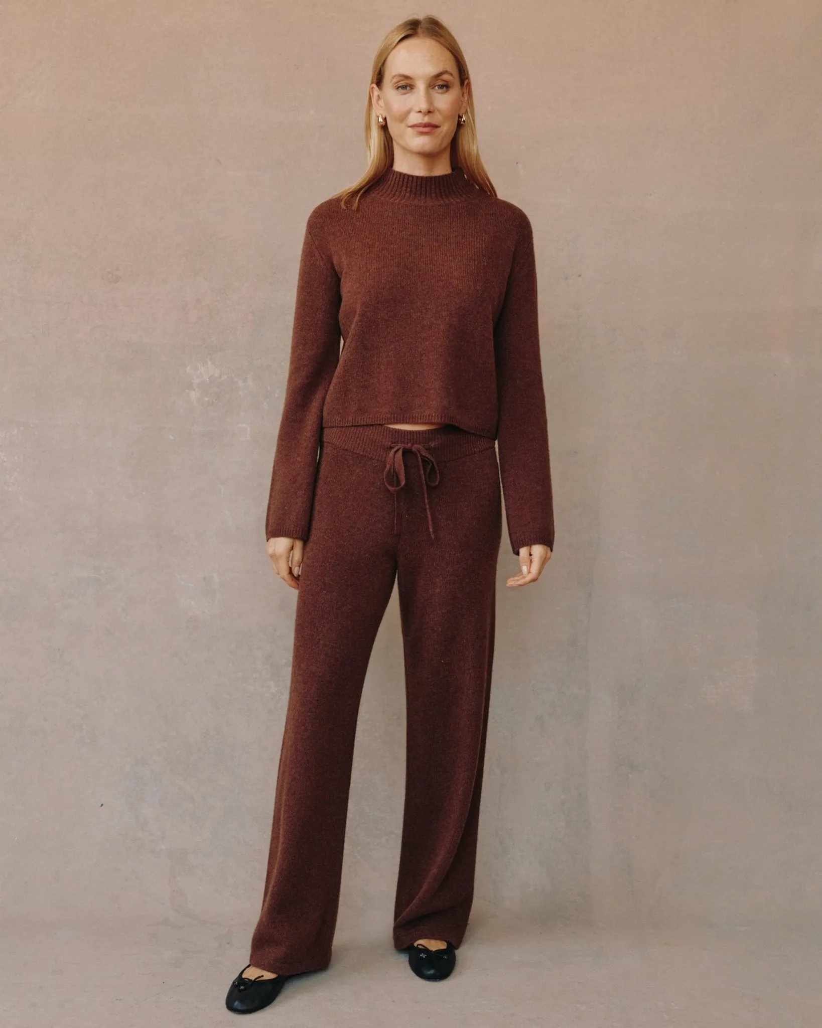 Wide Leg Sweatpant - Red Oak sold by Bella Dahl