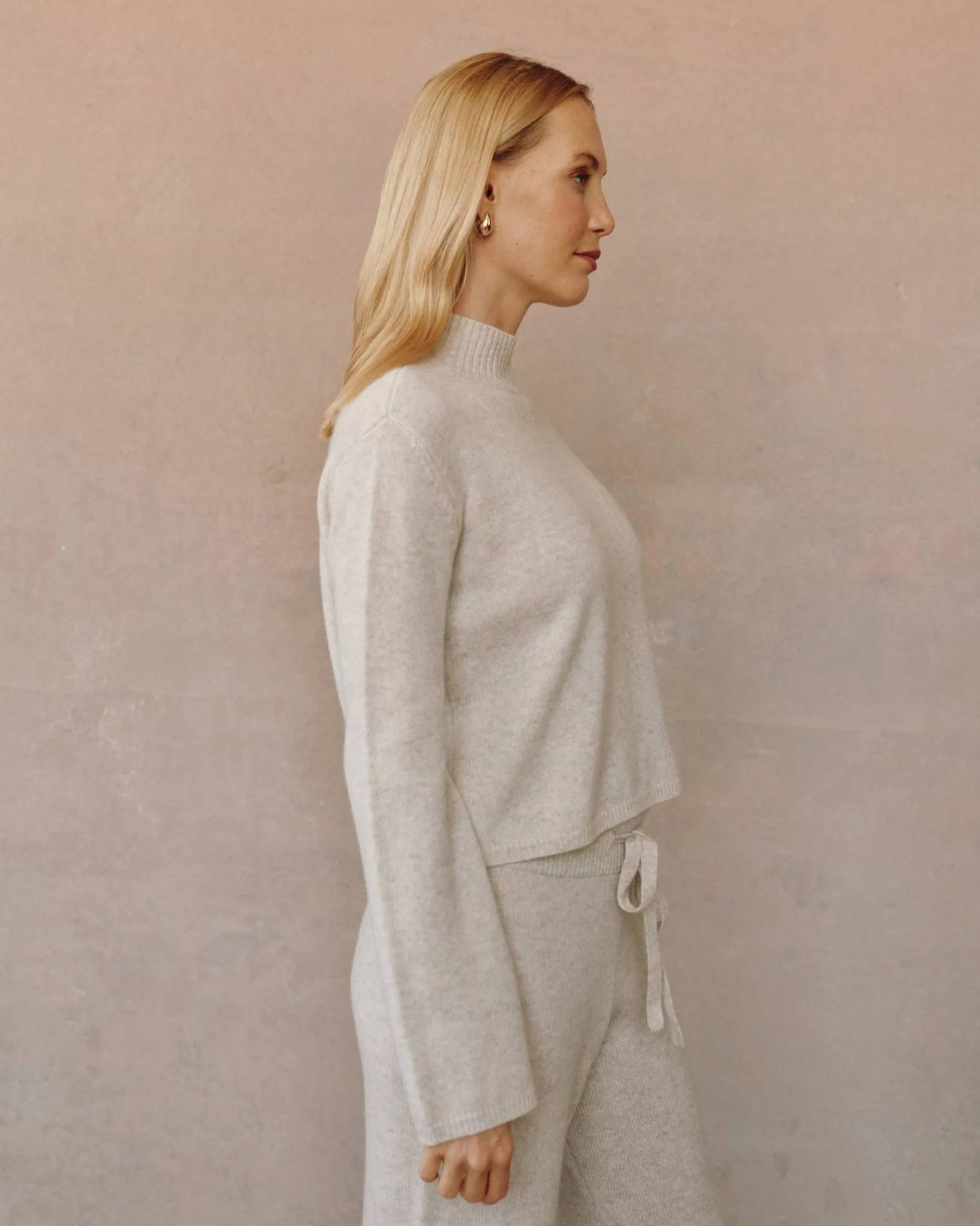 Mock Neck Sweater - Ivory Oat sold by Bella Dahl product image thumbnail 4