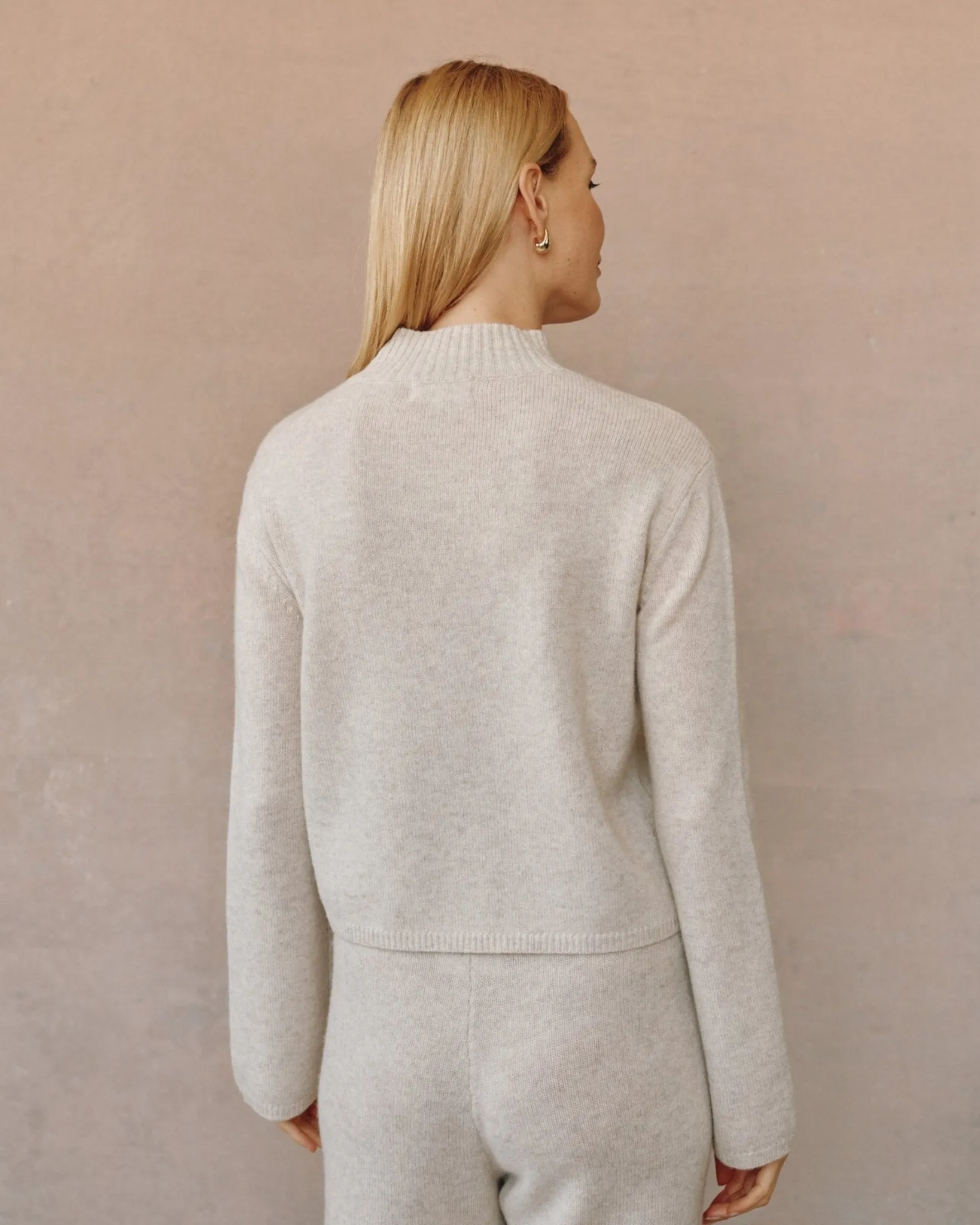 Mock Neck Sweater - Ivory Oat sold by Bella Dahl product image thumbnail 5