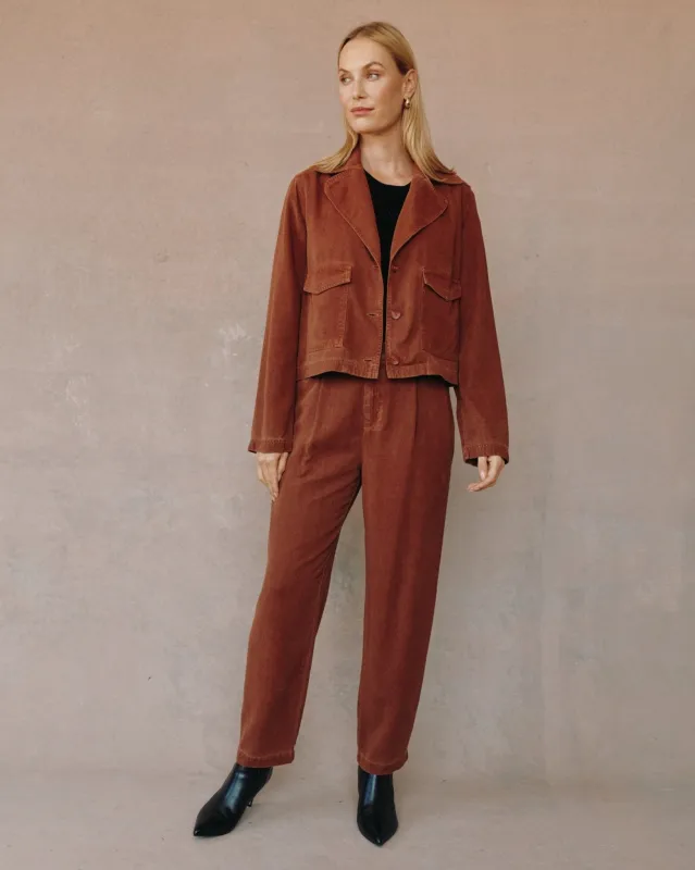 Utility Crop Trench - Honey oak sold by Bella Dahl