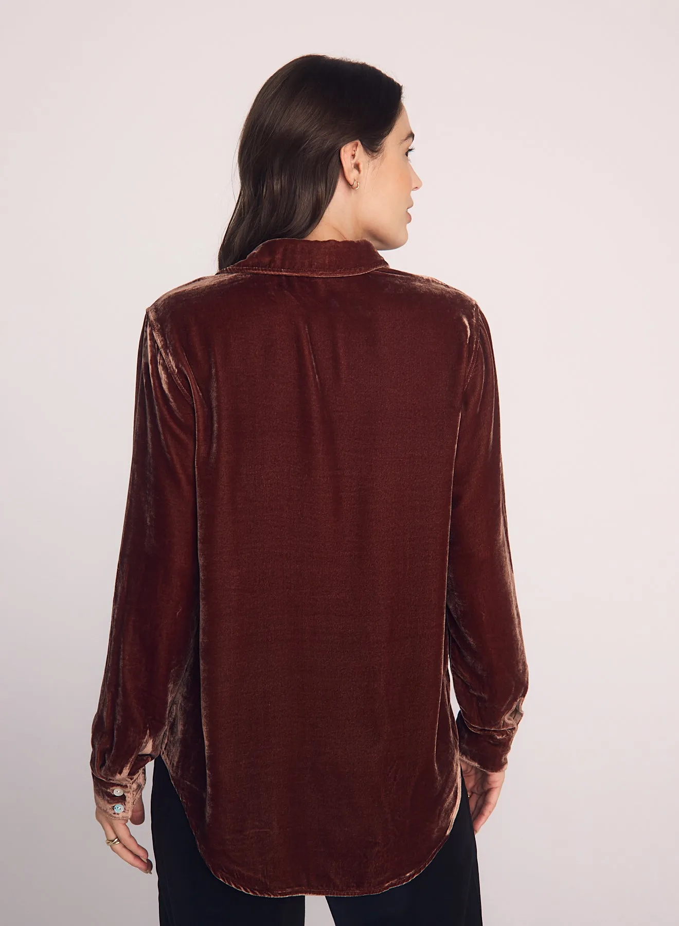 Long Sleeve Classic Shirt - Amber Honey sold by Bella Dahl product image thumbnail 4