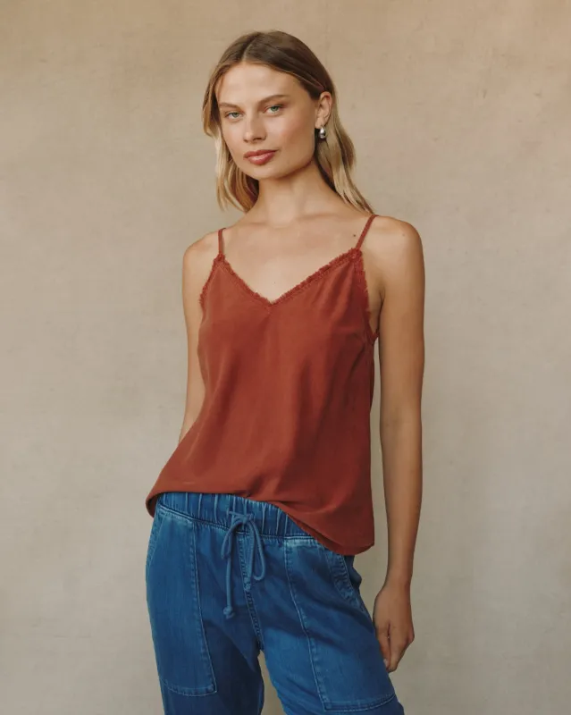 Frayed Cami - Autumn Amber sold by Bella Dahl
