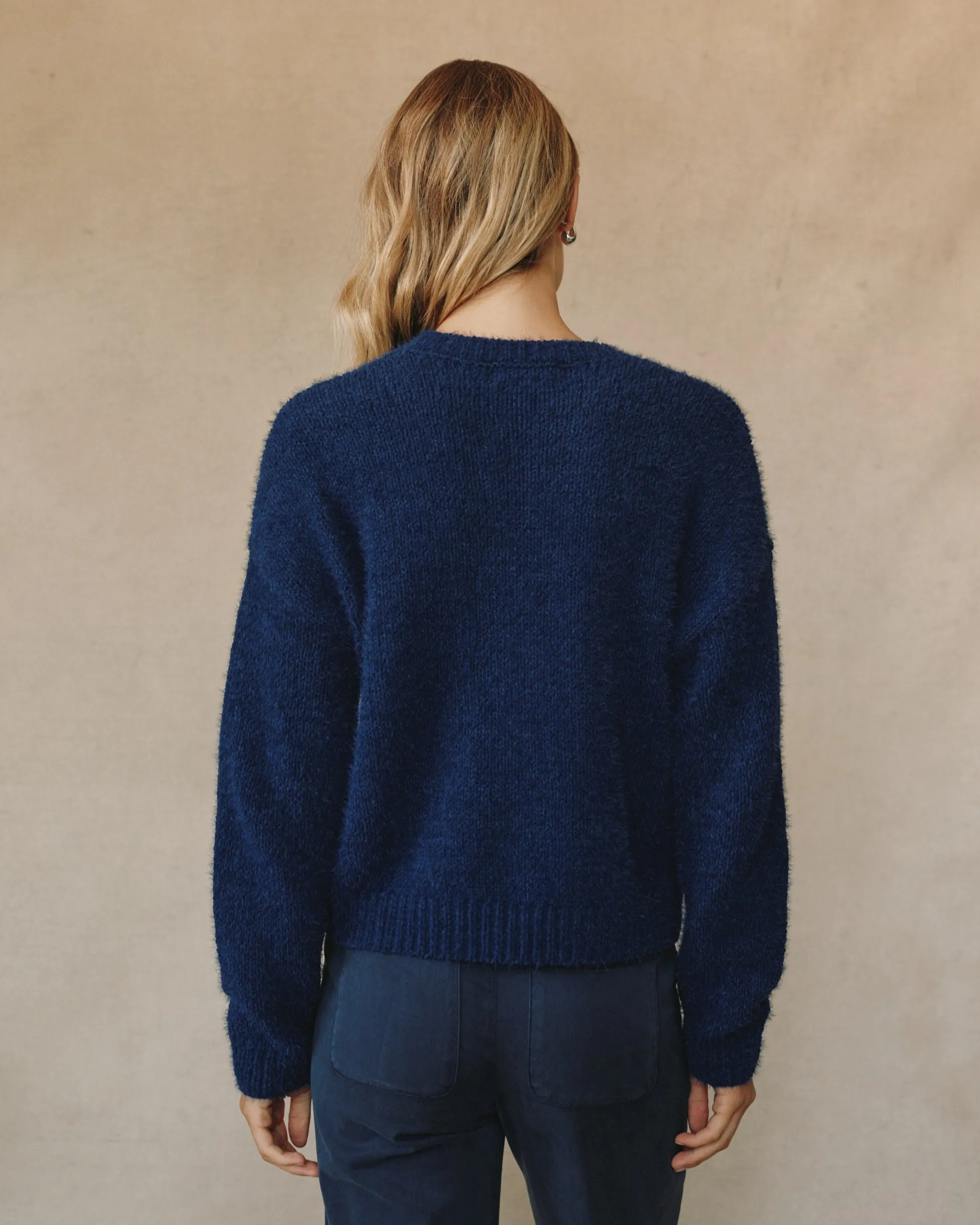 Drop Shoulder Sweater - Eclipse Blue sold by Bella Dahl product image thumbnail 4
