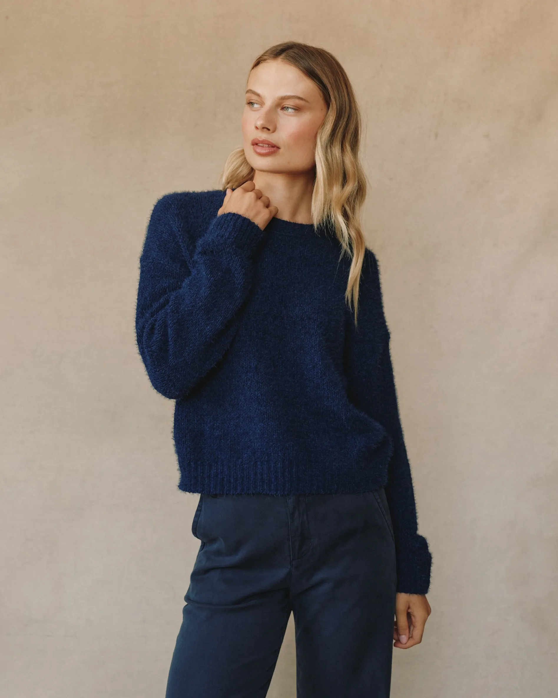 Drop Shoulder Sweater - Eclipse Blue sold by Bella Dahl product image thumbnail 2
