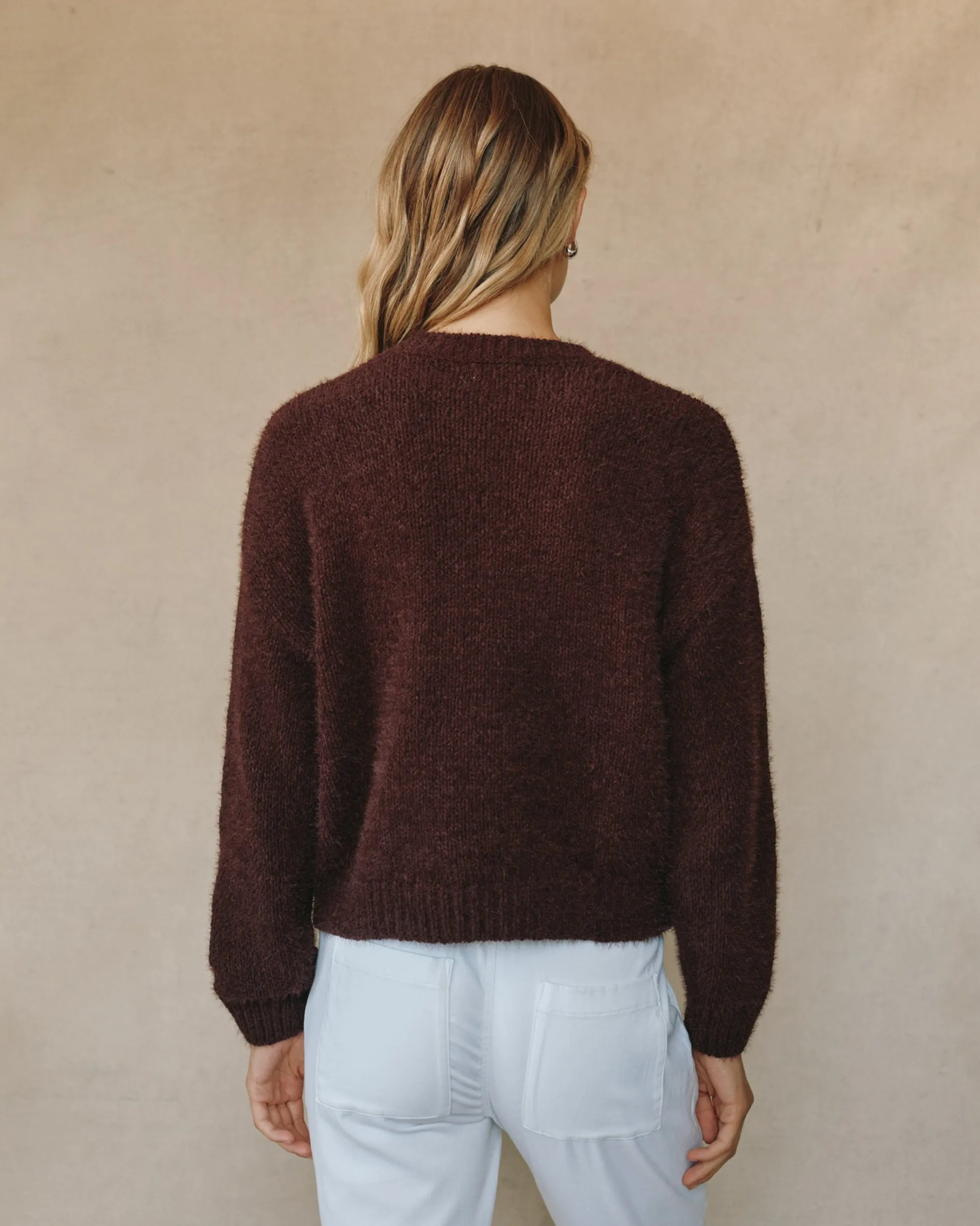 Drop Shoulder Sweater - Pinot Noir sold by Bella Dahl product image thumbnail 4