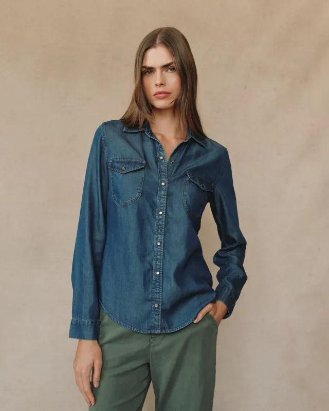 Western Shirt - Twilight Rinse Wash sold by Bella Dahl