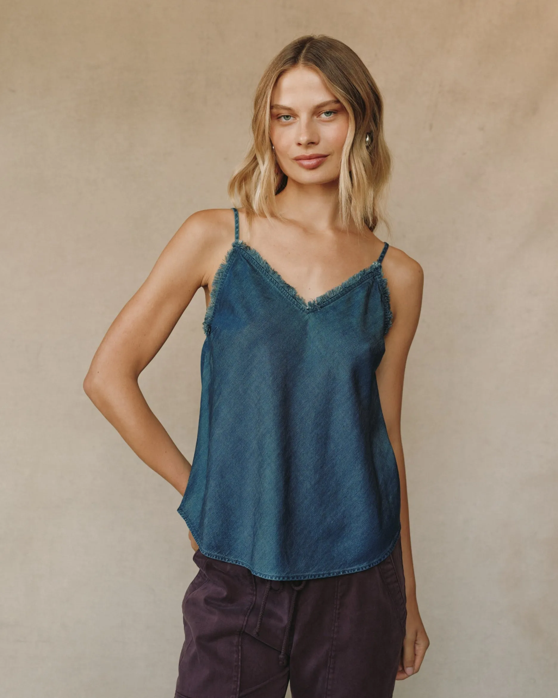 Frayed Cami - Twilight Rinse Wash sold by Bella Dahl product image thumbnail 2