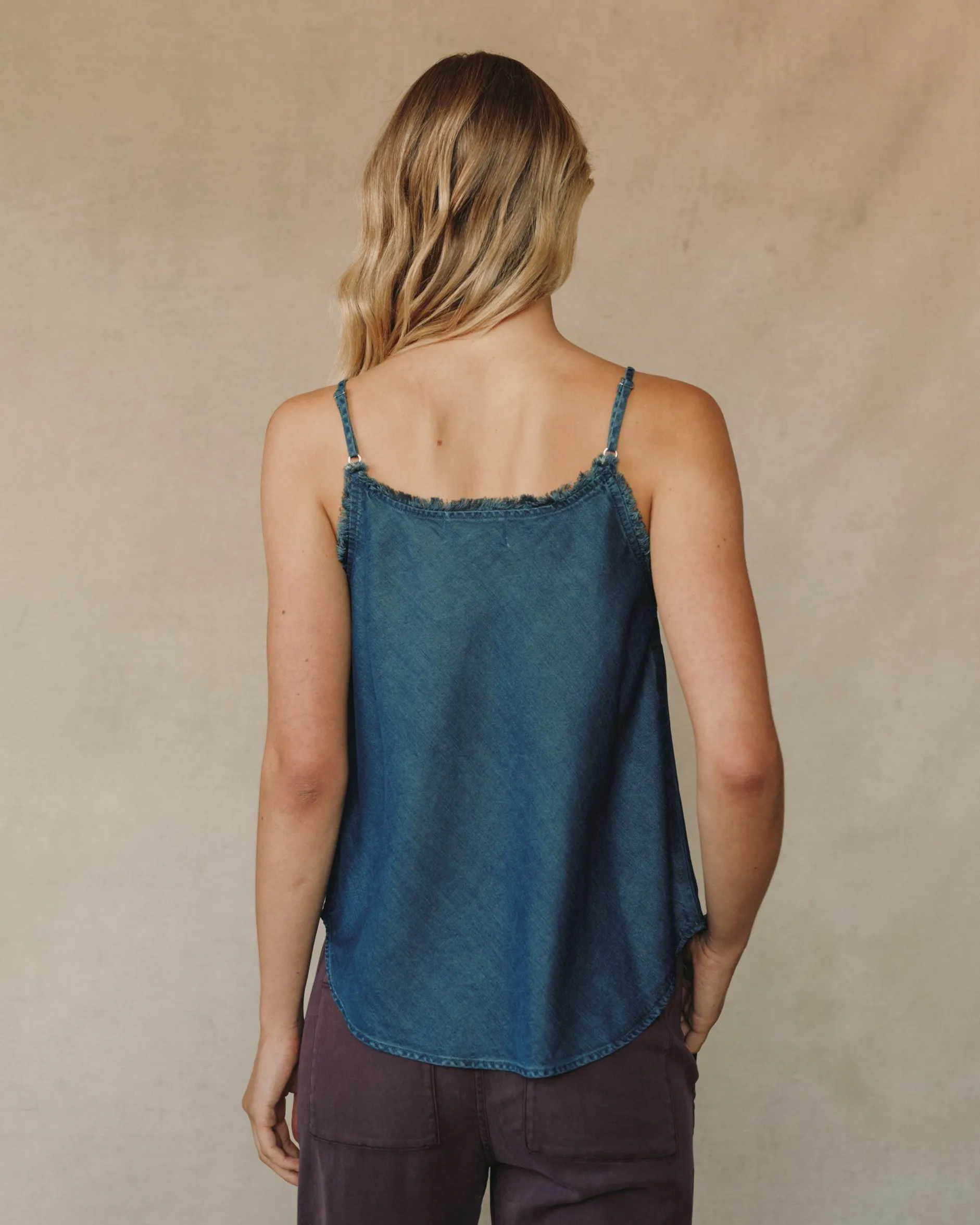 Frayed Cami - Twilight Rinse Wash sold by Bella Dahl product image thumbnail 4