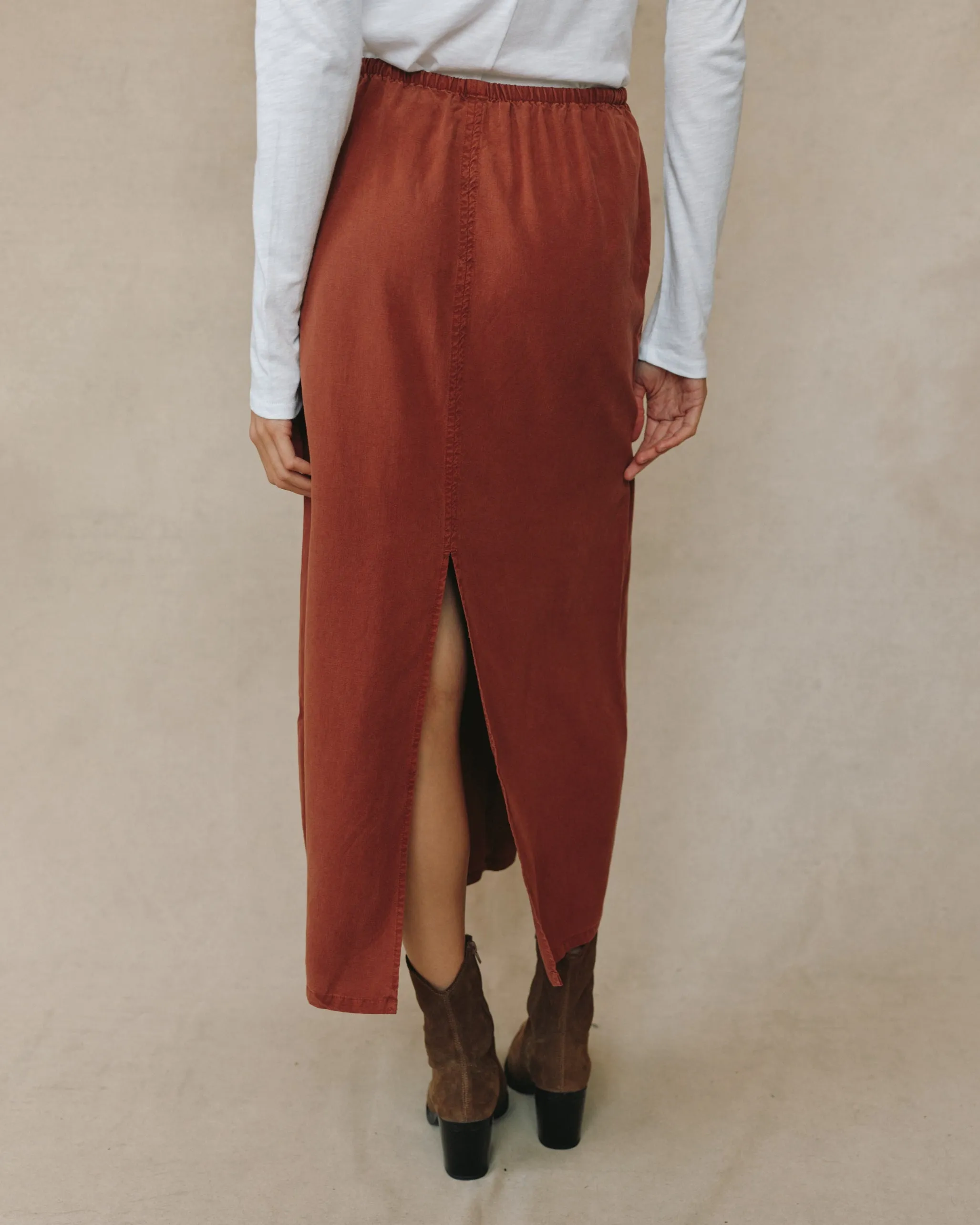 Back Slit Skirt - Autumn Amber sold by Bella Dahl product image thumbnail 5
