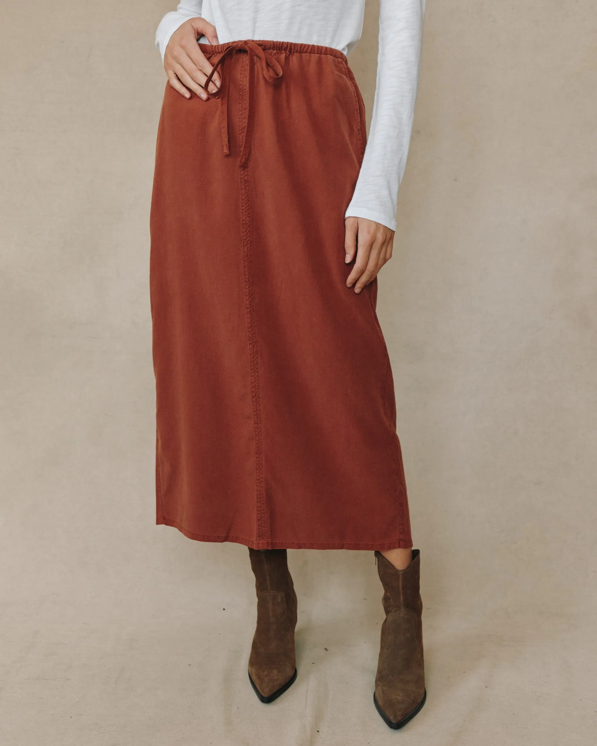 Back Slit Skirt - Autumn Amber sold by Bella Dahl product image thumbnail 3