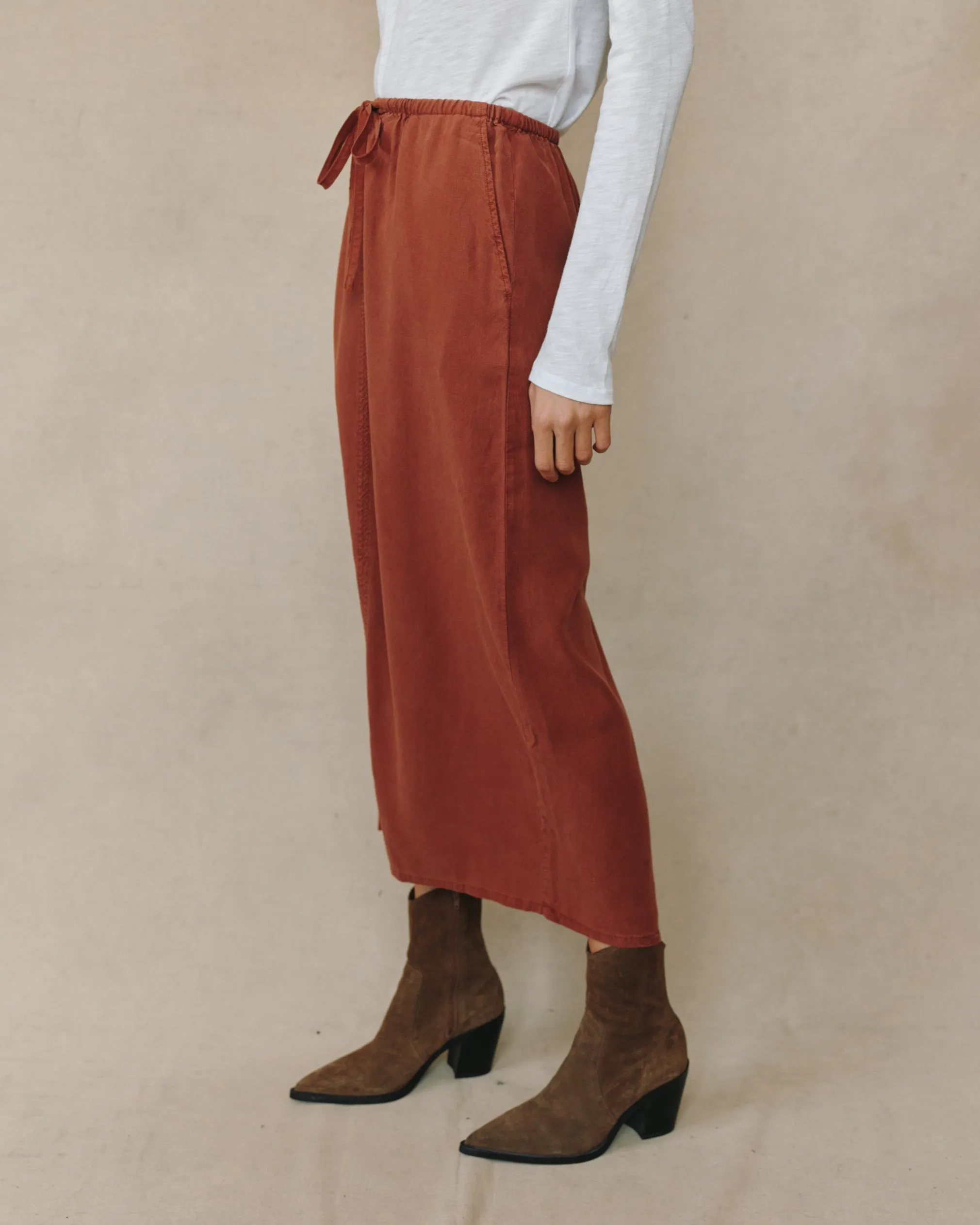Back Slit Skirt - Autumn Amber sold by Bella Dahl product image thumbnail 4