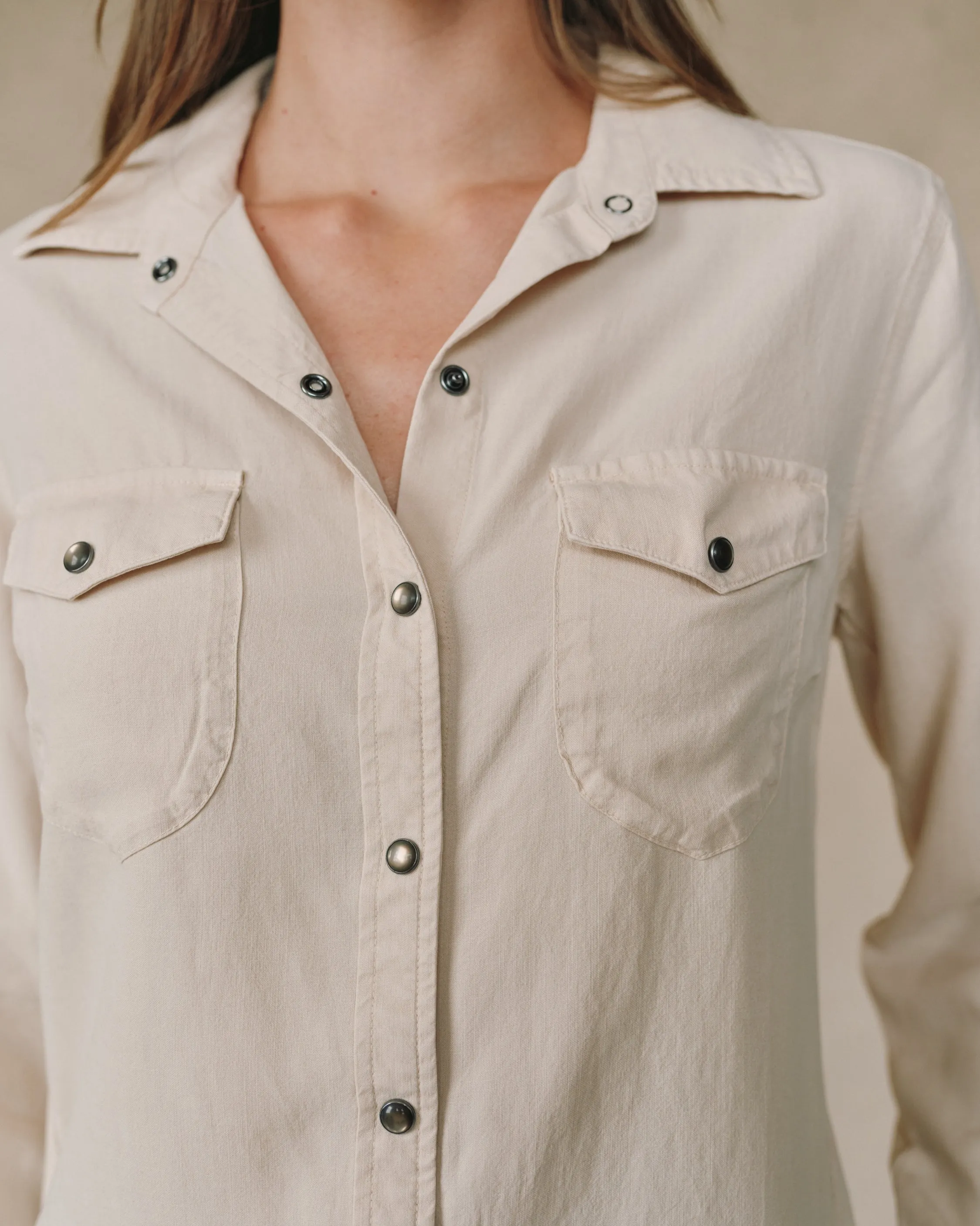 Western Shirt - Moon Stone sold by Bella Dahl product image thumbnail 3