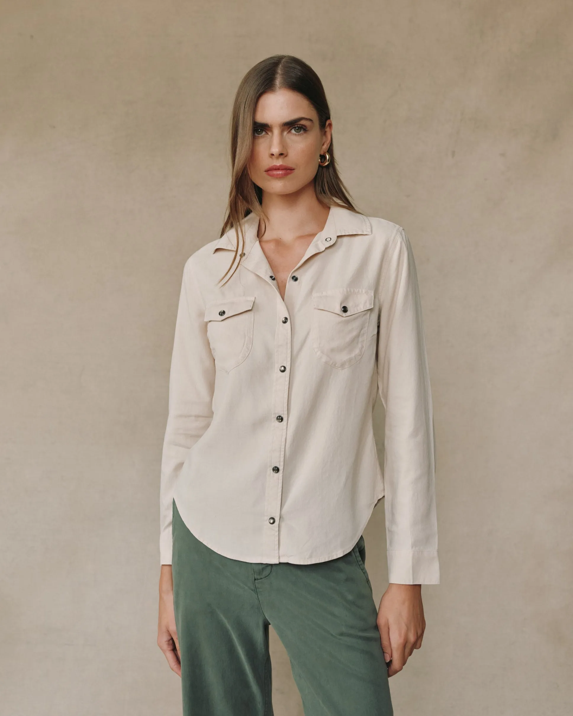 Western Shirt - Moon Stone sold by Bella Dahl product image thumbnail 2