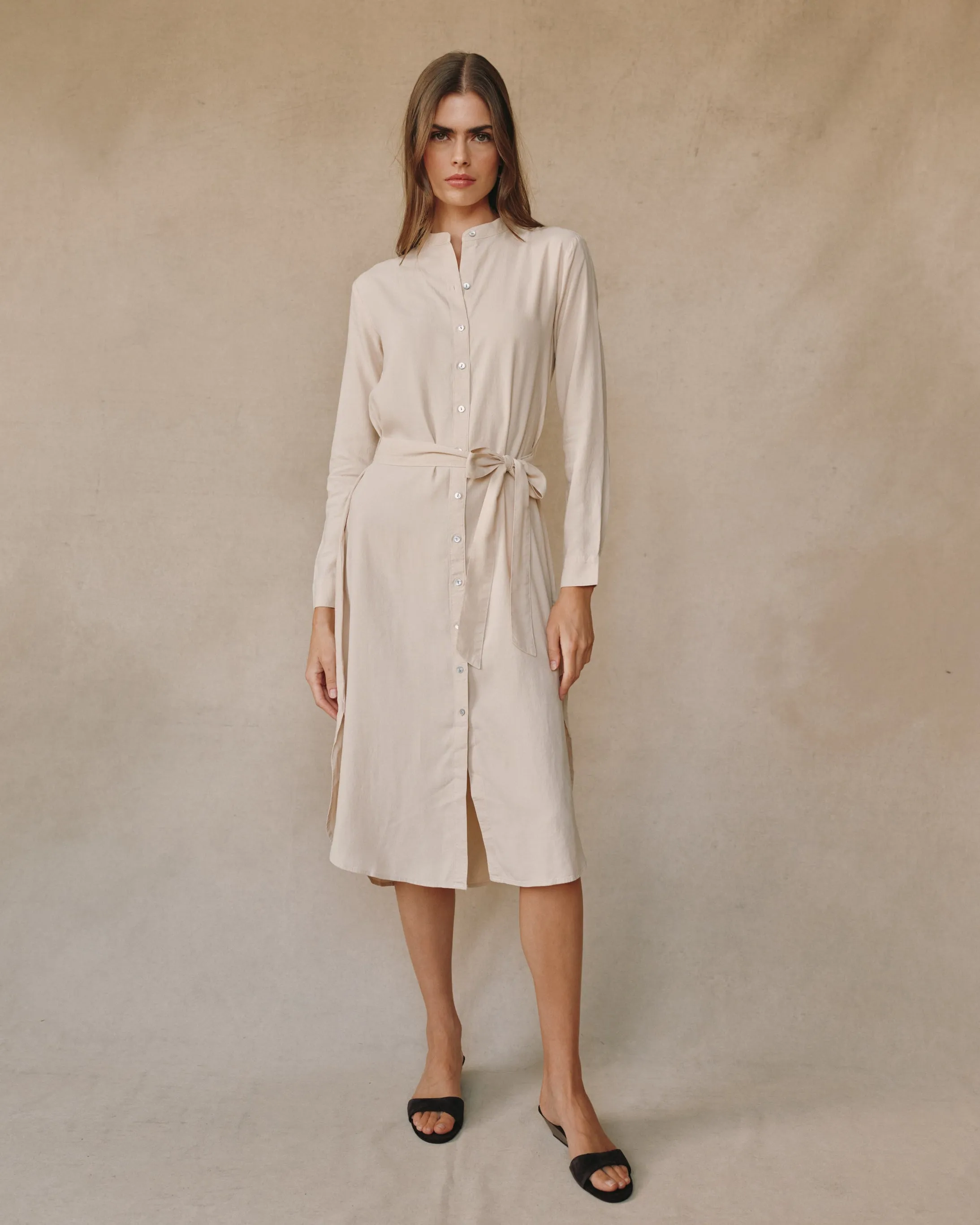 Flowy Hem Maxi Dress - Moon Stone sold by Bella Dahl product image thumbnail 3