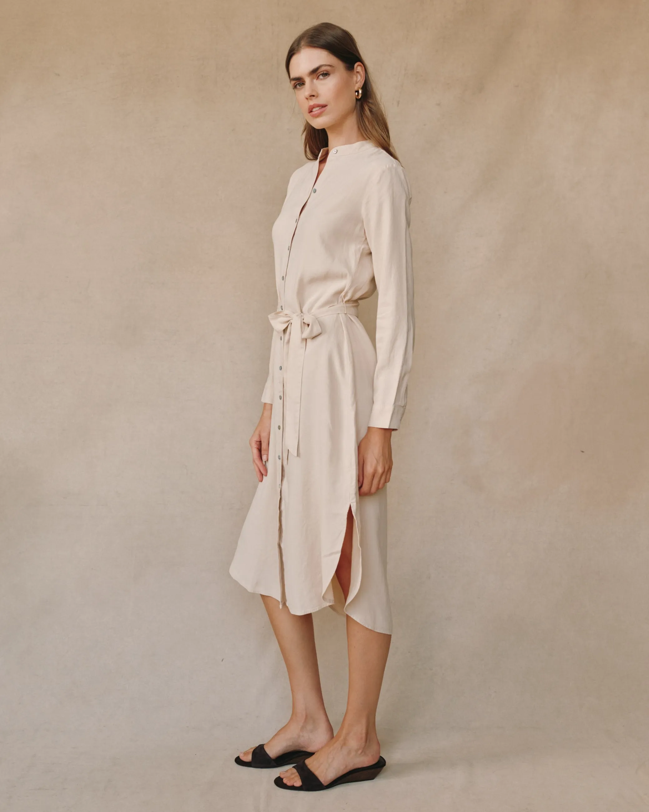 Flowy Hem Maxi Dress - Moon Stone sold by Bella Dahl product image thumbnail 4