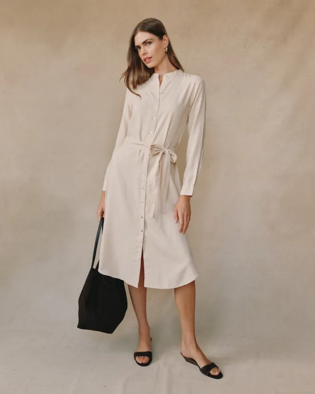 Flowy Hem Maxi Dress - Moon Stone sold by Bella Dahl