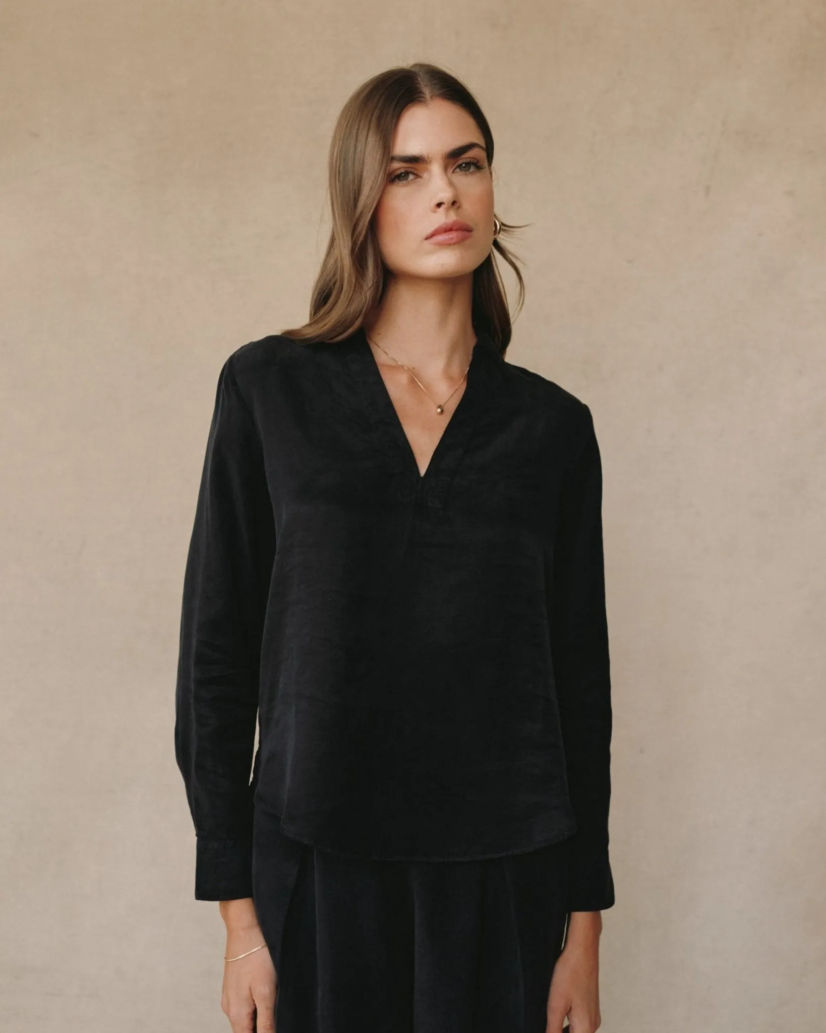 Clean Front Pullover - Black sold by Bella Dahl product image thumbnail 2