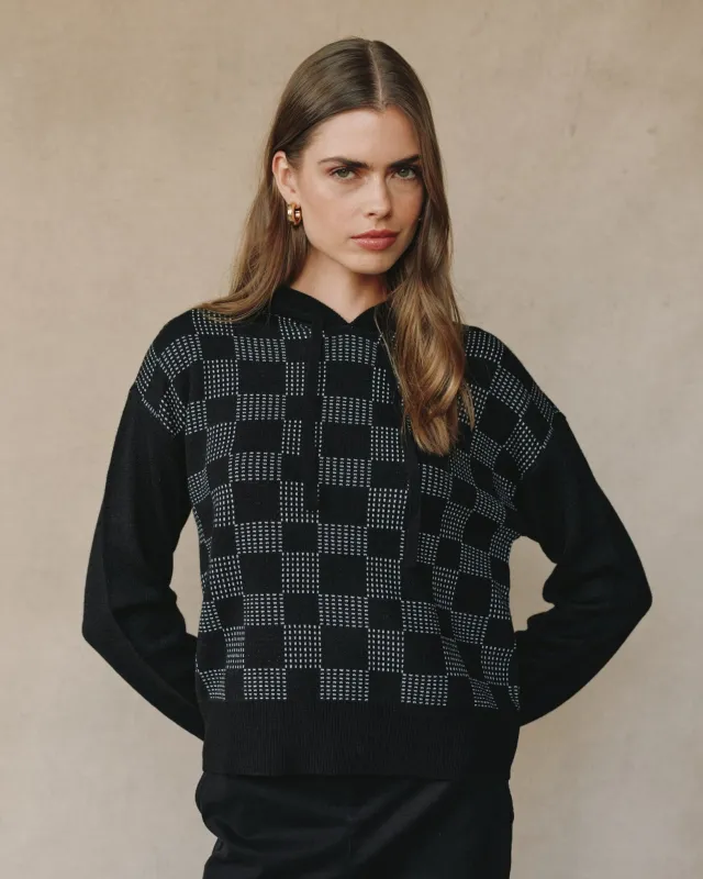 Hooded Sweater - Black sold by Bella Dahl