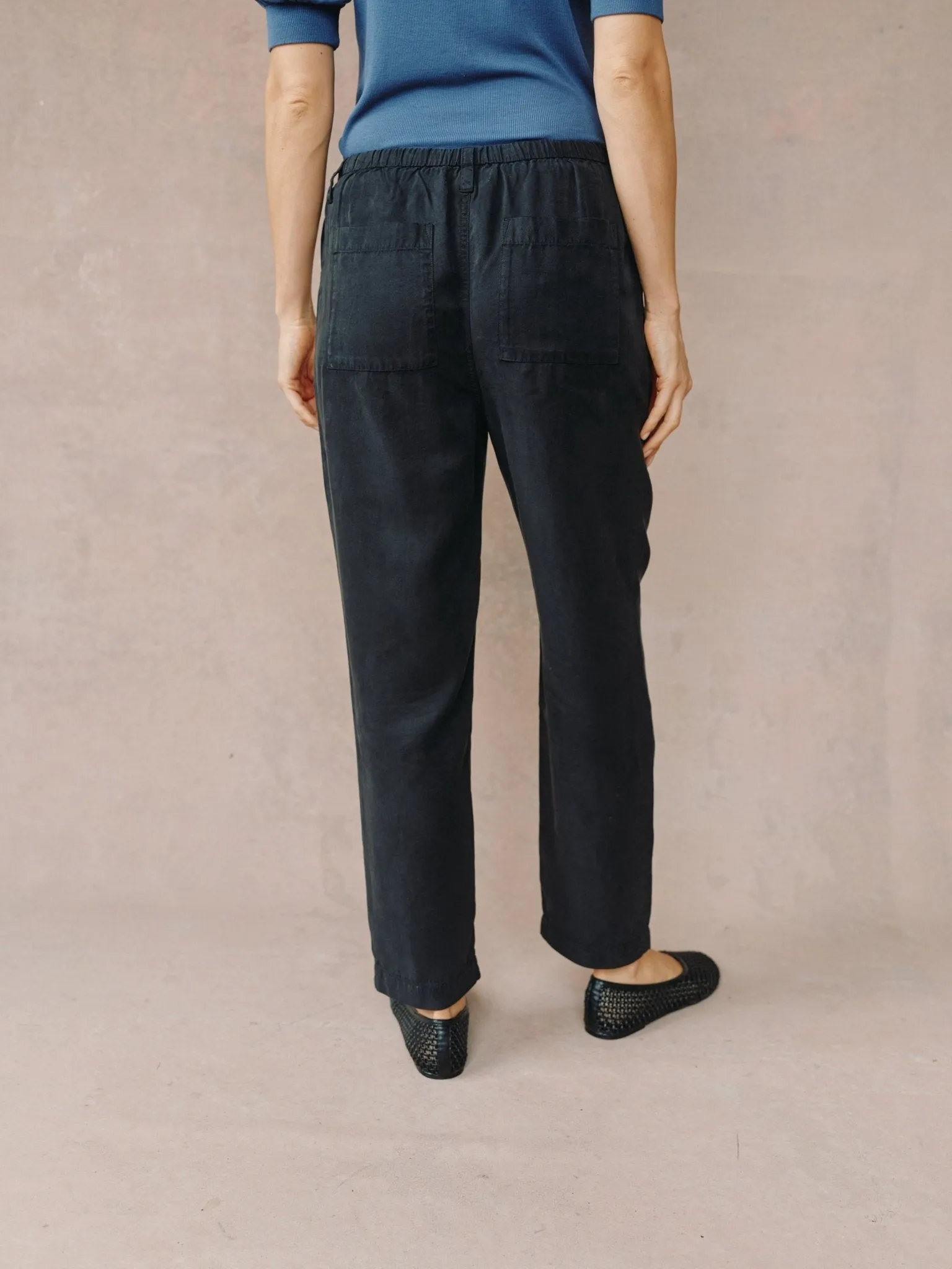 Pull On Trouser- Black sold by Bella Dahl product image thumbnail 4